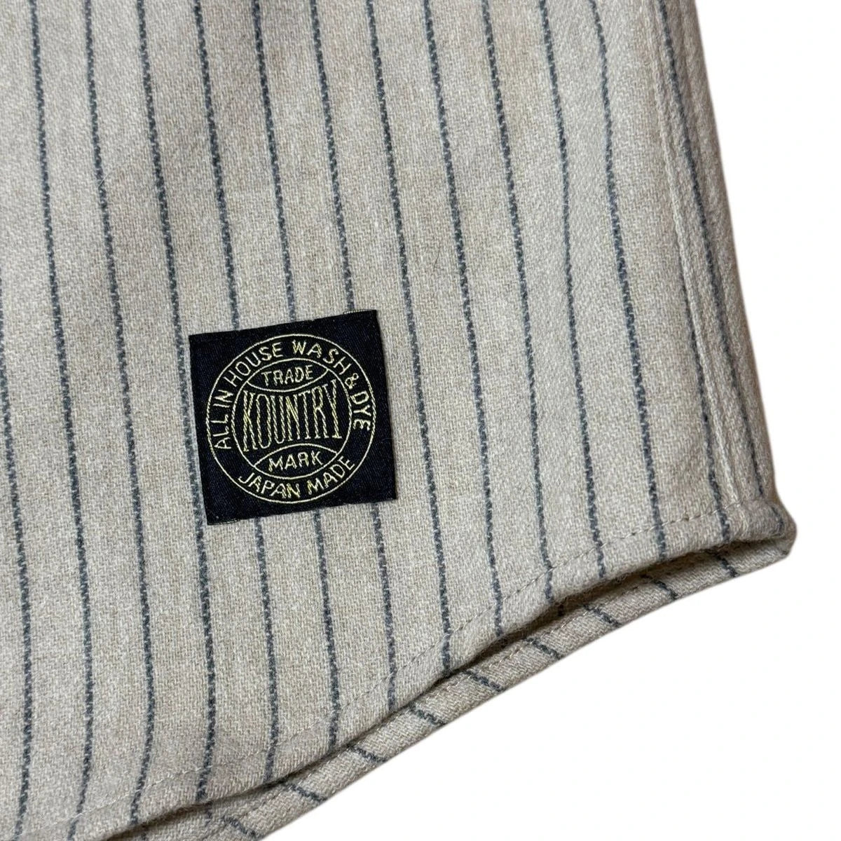 Kapital Wool Stripe (Thin) Great Women Baseball Shirt
