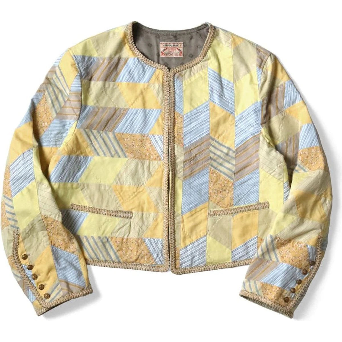 Kapital Yabane Quilt Patchwork Chateau Bolero Jacket