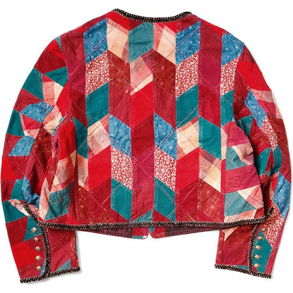 Kapital Yabane Quilted Patchwork Chateau Bolero