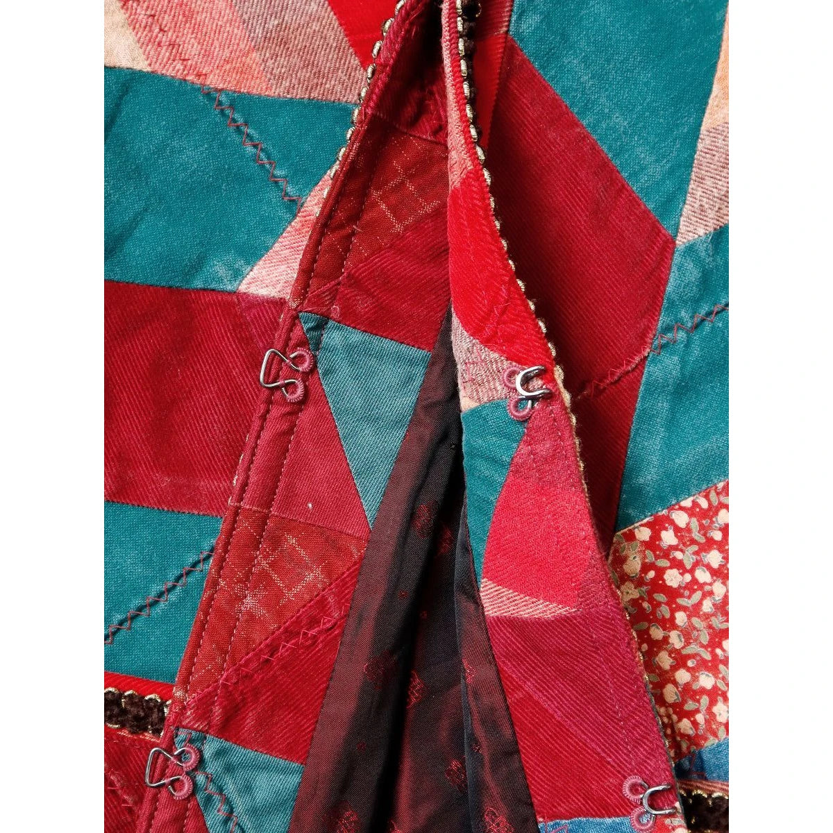Kapital Yabane Quilted Patchwork Chateau Bolero