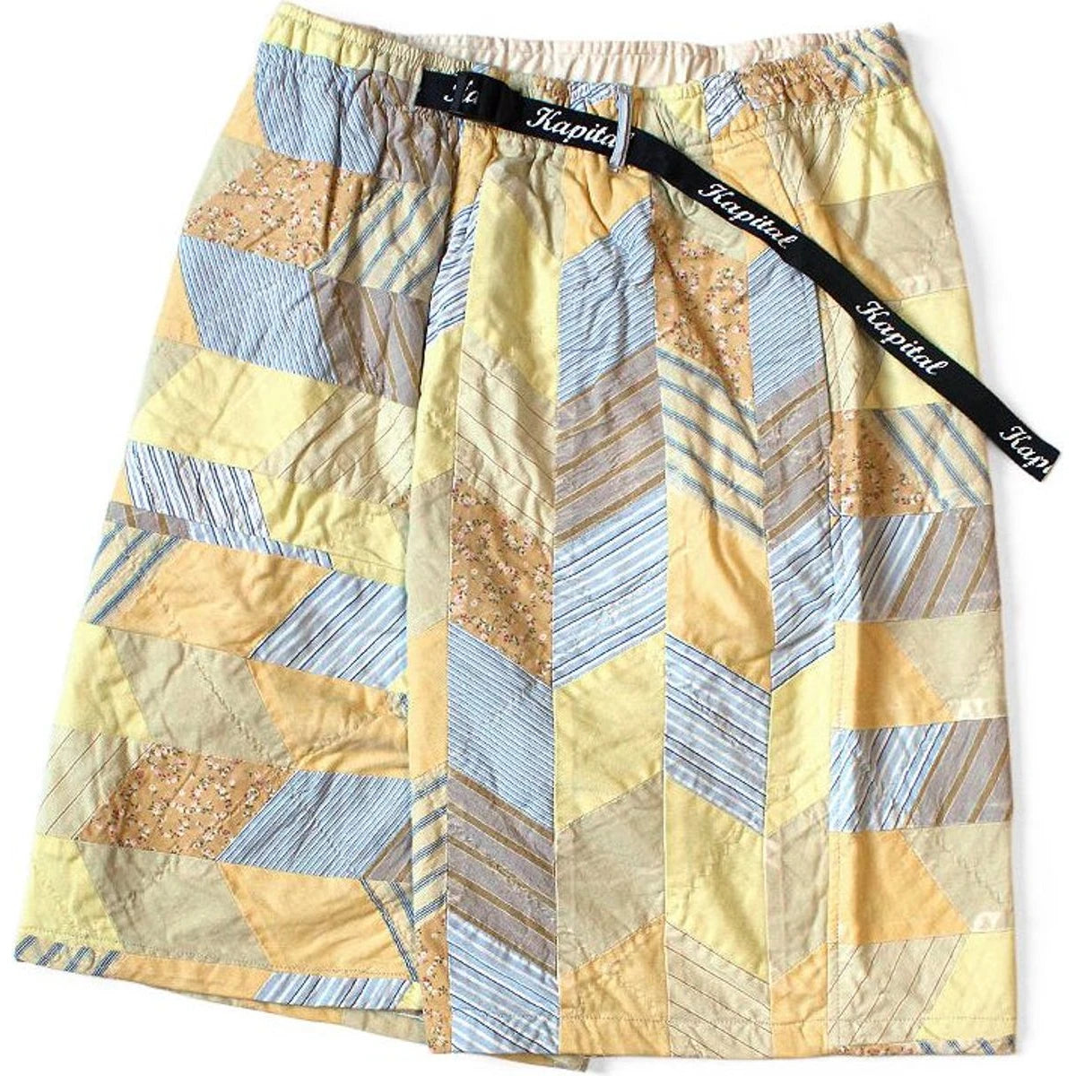 Kapital Yabane Quilted Patchwork Easy Shorts