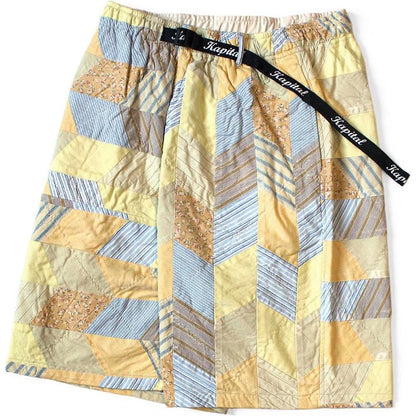 Kapital Yabane Quilted Patchwork Easy Shorts
