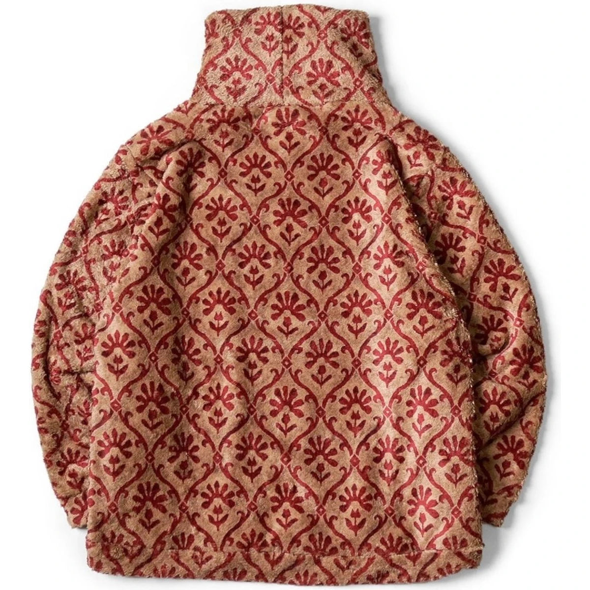 Kapital Yosemite Arabesque Pattern Fleece Big High Neck Sweat