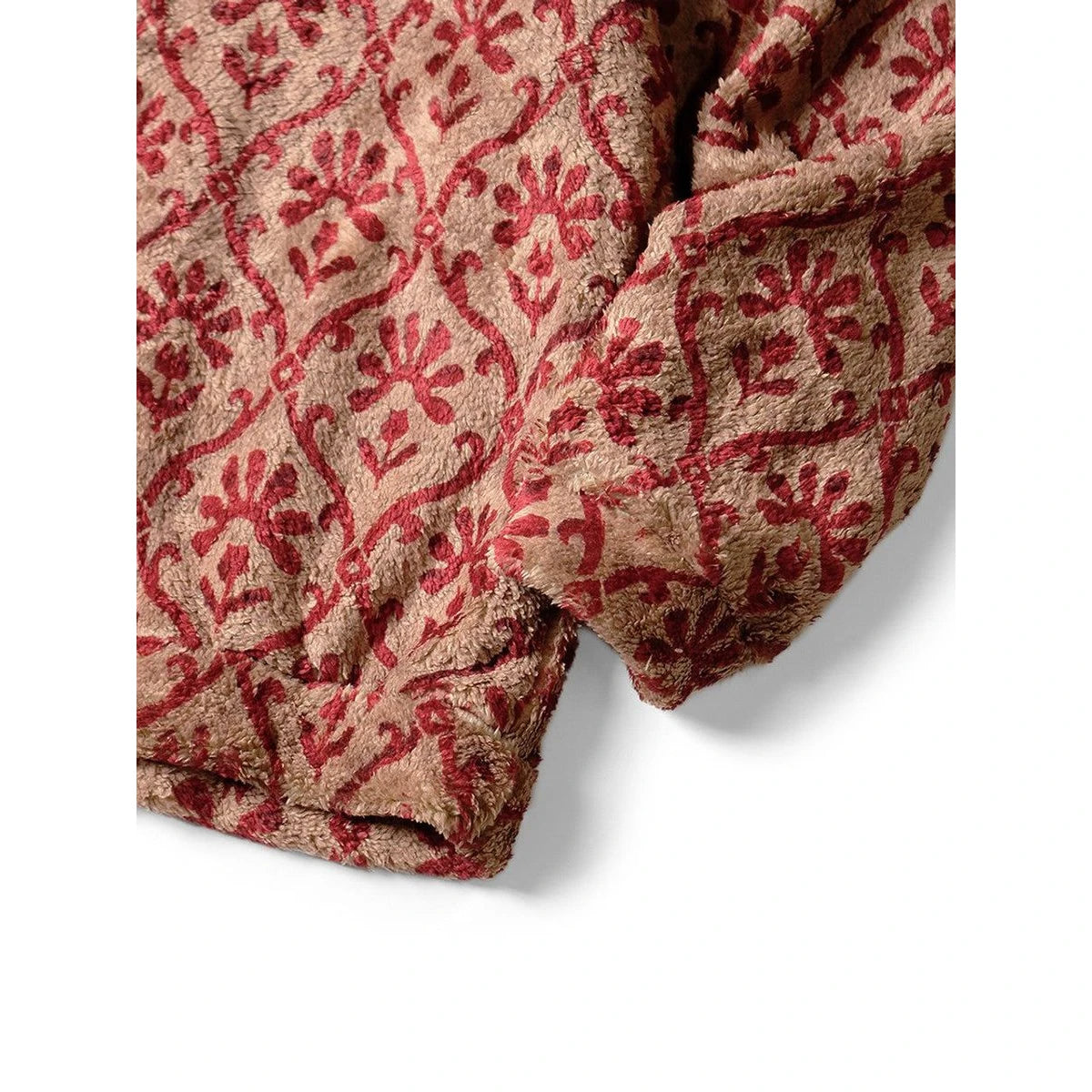 Kapital Yosemite Arabesque Pattern Fleece Big High Neck Sweat