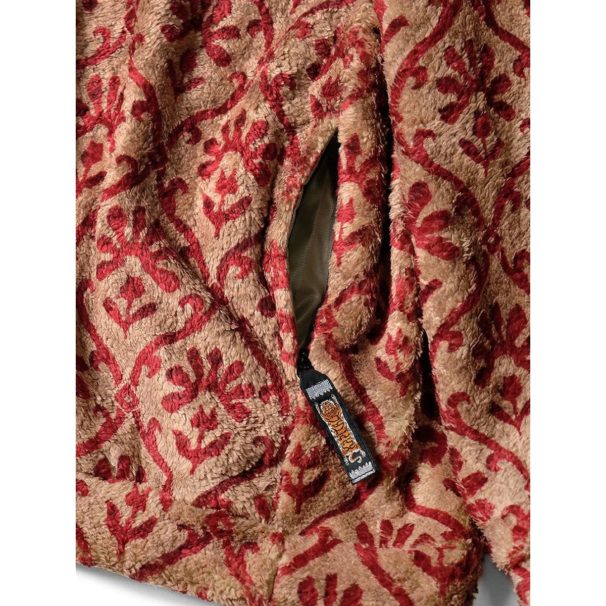 Kapital Yosemite Arabesque Pattern Fleece Big High Neck Sweat