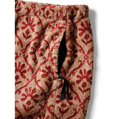 Kapital Yosemite Arabesque Pattern Fleece Easy Pants