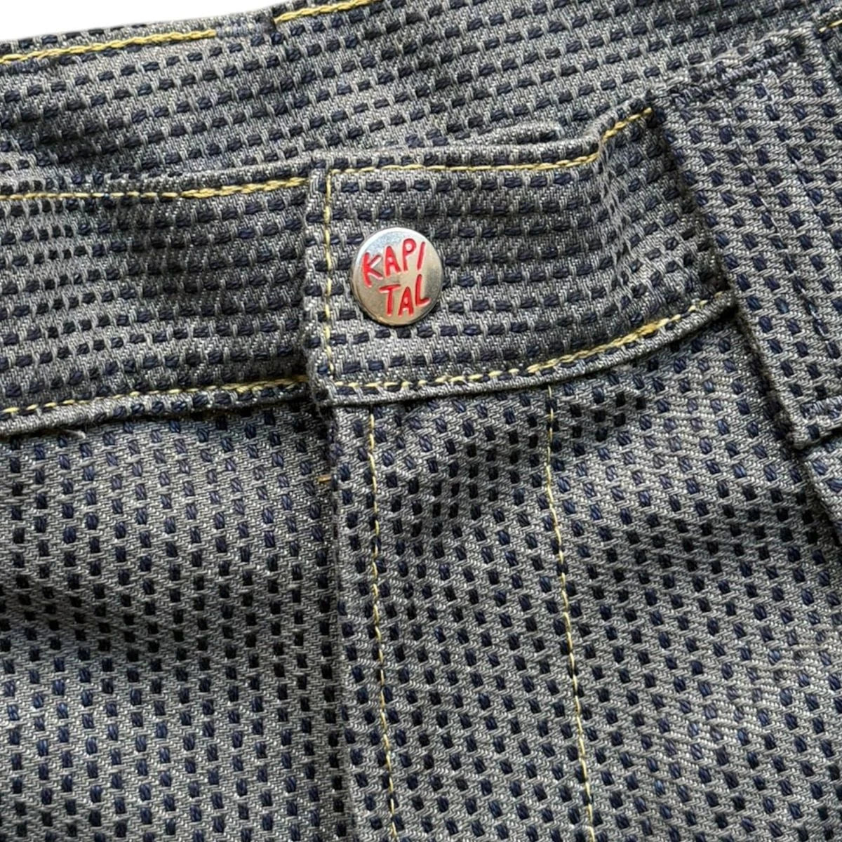 (Shallow) Kapital Century Denim Kome Kome Jorts No. 7 (Sumi)