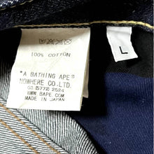 Load image into Gallery viewer, Bape Embroidered Denim Shorts