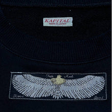 Load image into Gallery viewer, Kapital ECO Fleece Revered Feather Jewel 2TONE Sweatshirt