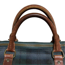 Load image into Gallery viewer, Polo Ralph Lauren Tartan Coated Canvas Boston Bag