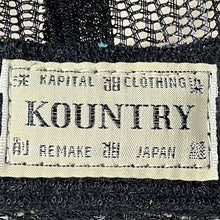 Load image into Gallery viewer, Kapital Kountry Dirty Shrink Trucker Hat (Gray/Black)