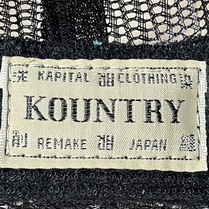 Kapital Kountry Dirty Shrink Trucker Hat (Gray/Black)