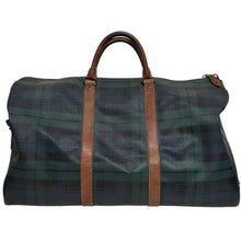 Load image into Gallery viewer, Polo Ralph Lauren Tartan Coated Canvas Boston Bag