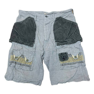 Kapital Linen Cargo Shorts