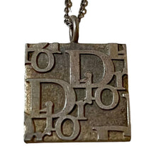 Load image into Gallery viewer, Vintage Christian Dior Silver Square Trotter Necklace