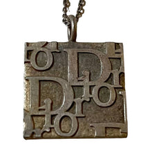 Load image into Gallery viewer, Vintage Christian Dior Silver Square Trotter Necklace