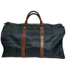 Load image into Gallery viewer, Polo Ralph Lauren Tartan Coated Canvas Boston Bag