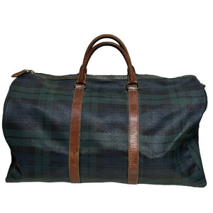 Polo Ralph Lauren Tartan Coated Canvas Boston Bag