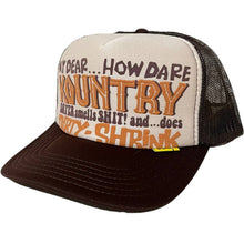 Load image into Gallery viewer, Kapital Kountry Dirty Shrink Trucker Hat (Brown/Beige)