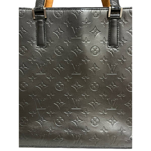Louis Vuitton Black Monogram Mat Willwood Tote Bag