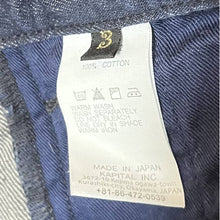 Load image into Gallery viewer, Kapital Indigo Tag Flower Shorts