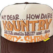 Load image into Gallery viewer, Kapital Kountry Dirty Shrink Trucker Hat (Brown/Beige)
