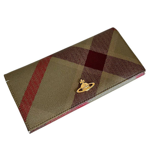 Vivienne Westwood Gold Orb Argyle Long Wallet