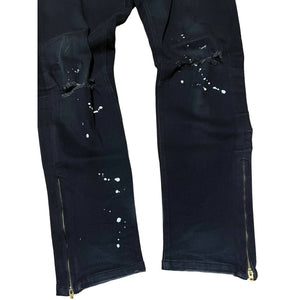 Number (N)ine Paint Splatter Distressed Jeans