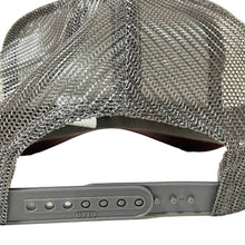 Load image into Gallery viewer, Kapital Kountry Dirty Shrink Trucker Hat (Gray/Burgundy)