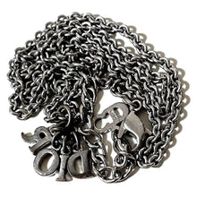 Load image into Gallery viewer, Christian Dior Silver Spellout Necklace