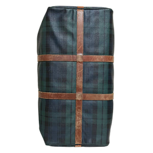 Polo Ralph Lauren Tartan Coated Canvas Boston Bag