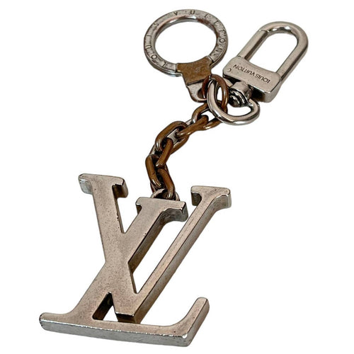 Louis Vuitton LV Initials Key Holder Bag Charm Silver