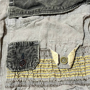 Kapital Linen Cargo Shorts