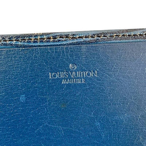 Louis Vuitton Blue Epi Long Wallet