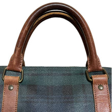 Load image into Gallery viewer, Polo Ralph Lauren Tartan Coated Canvas Boston Bag