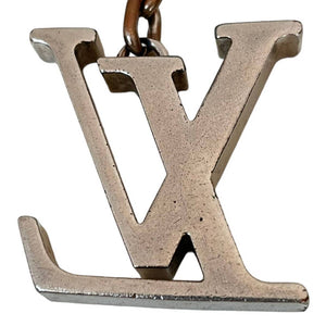 Louis Vuitton LV Initials Key Holder Bag Charm Silver