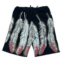 Load image into Gallery viewer, Kapital Feather Printed Sweat Shorts