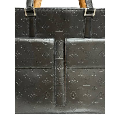 Louis Vuitton Black Monogram Mat Willwood Tote Bag