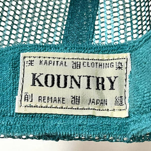 Kapital Kountry Cowboy Way Trucker Hat (Brown/Turquoise)
