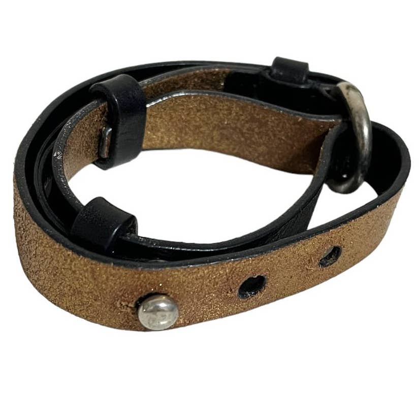 Ann Demeulemeester Leather Bracelet