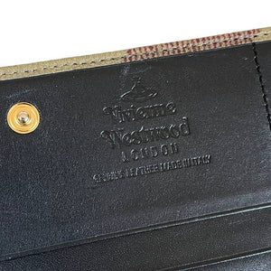 Vivienne Westwood Gold Orb Argyle Long Wallet