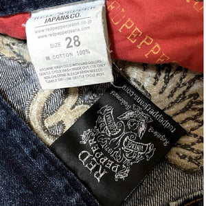 (Japanese Brand) Red Pepper Y2K Union Jack Jeans