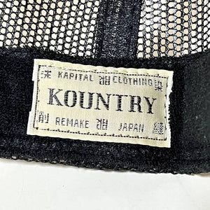 Kapital Kountry Cowboy Way Trucker Hat (Black/Grey)