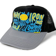 Load image into Gallery viewer, Kapital Kountry Cowboy Way Trucker Hat (Black/Grey)