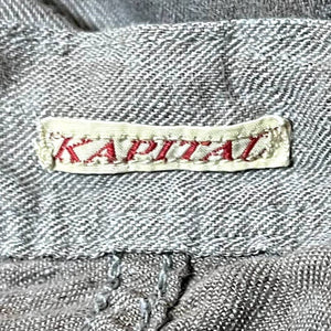 Kapital Linen Cargo Shorts