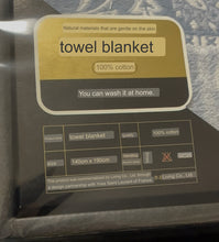 Load image into Gallery viewer, Yves Saint Laurent Jacquard Towel Blanket