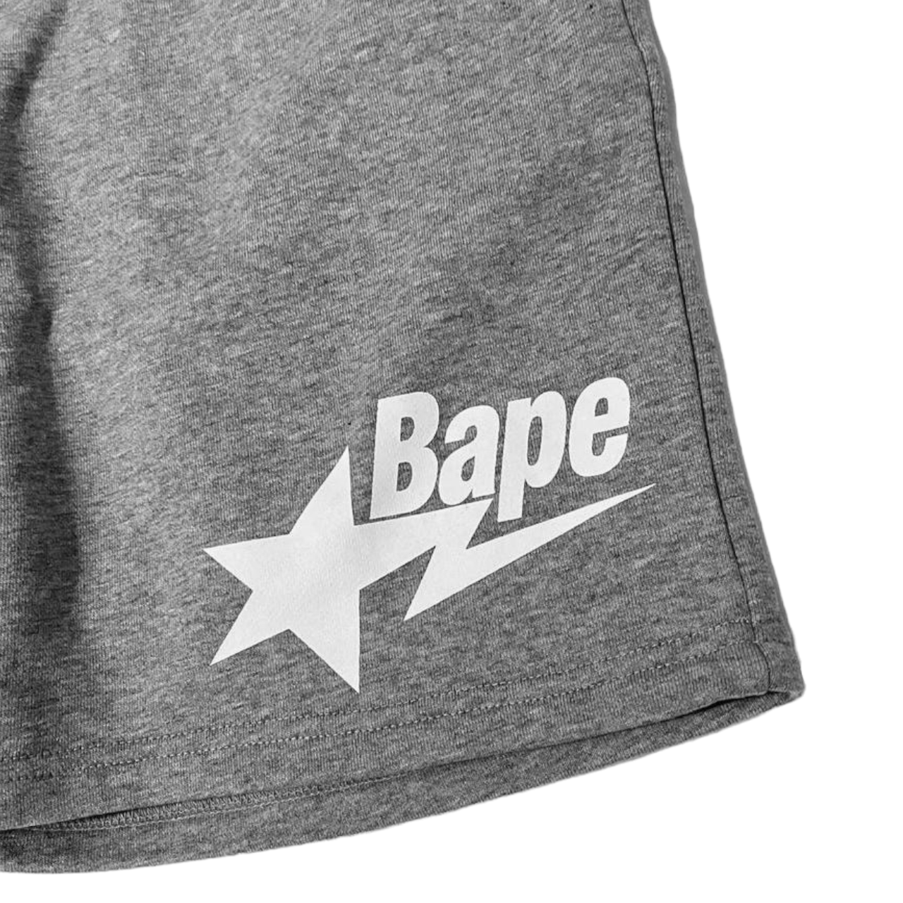 Grey sales bape shorts