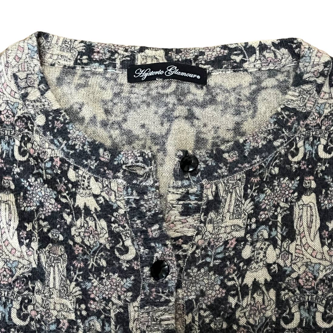 Hysteric Glamour Skeleton Print Top