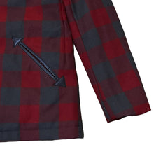 Load image into Gallery viewer, APC Wool Check Shearling Jacket