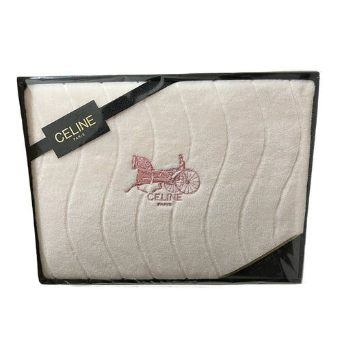 Celine Paris Embossed Boa Sheet/Blanket
